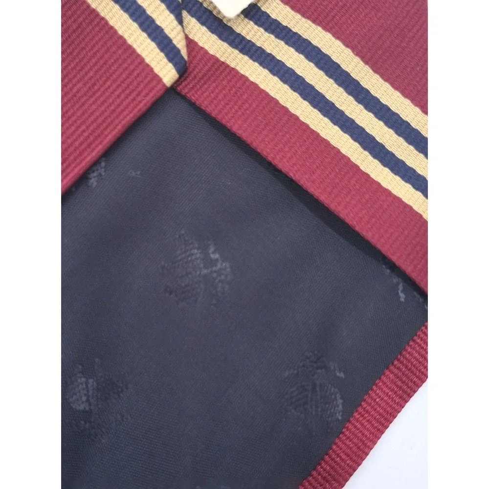 Brooks Brothers 346 100% Silk Mens Neck Tie Woven in Italy Handmade in USA NEW